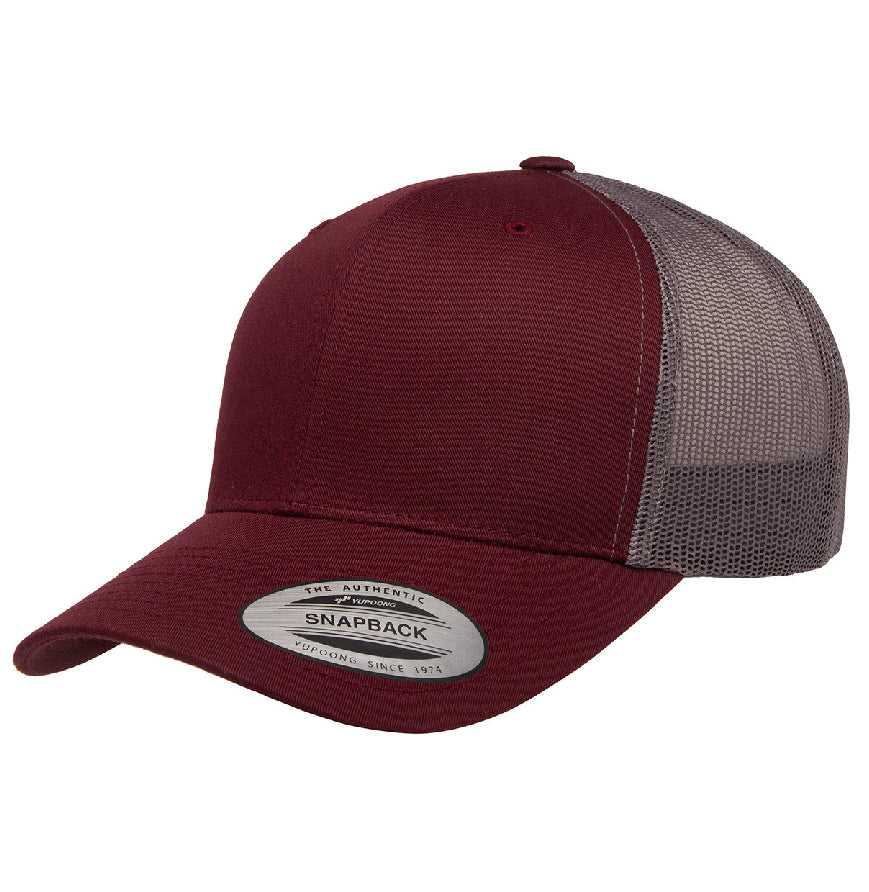 Gorra de camionero retro para adultos Yupoong 6606