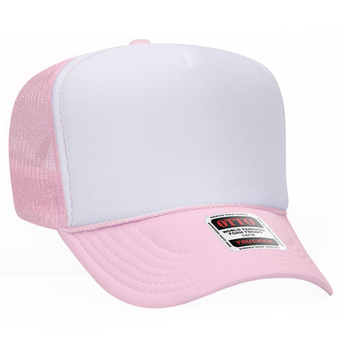 Otto Cap 5-Panel High Crown Mesh Back Trucker Hat