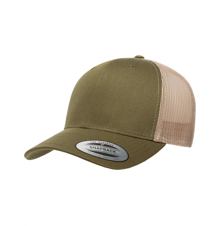 Gorra de camionero retro para adultos Yupoong 6606