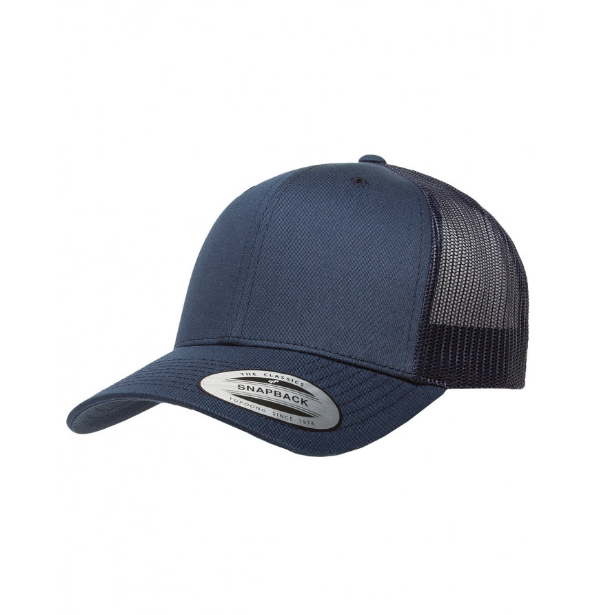 Gorra de camionero retro para adultos Yupoong 6606