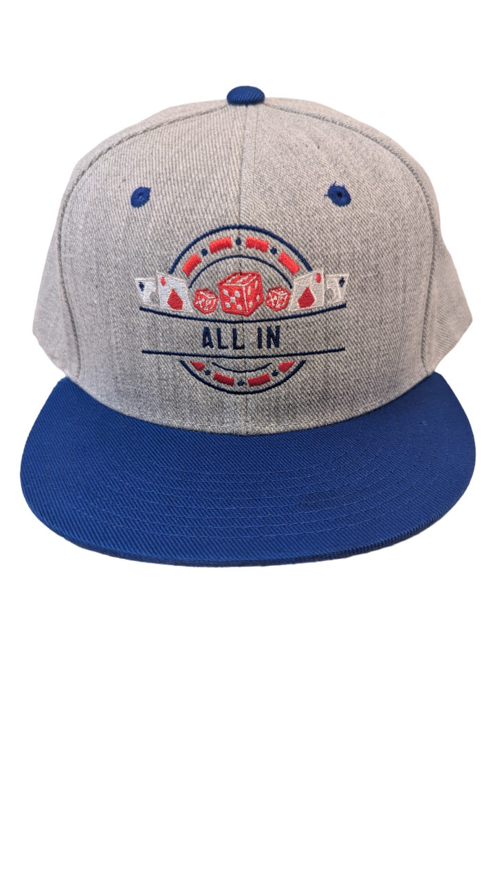 La gorra All In Snapback (azul)