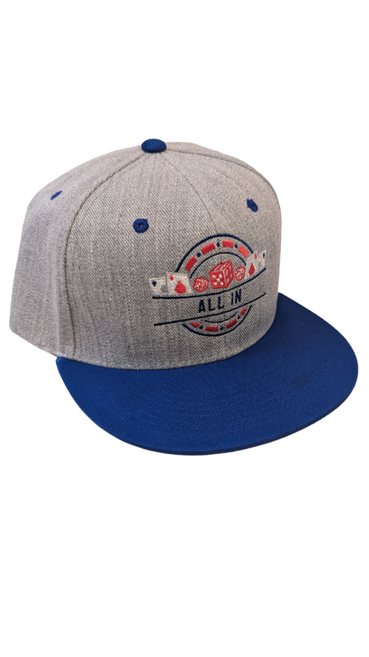 La gorra All In Snapback (azul)