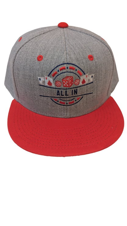 La gorra All In Snapback (roja)