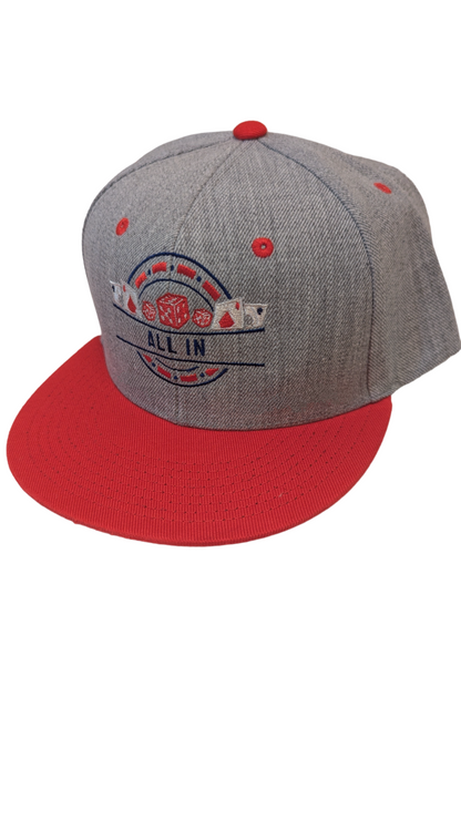 La gorra All In Snapback (roja)