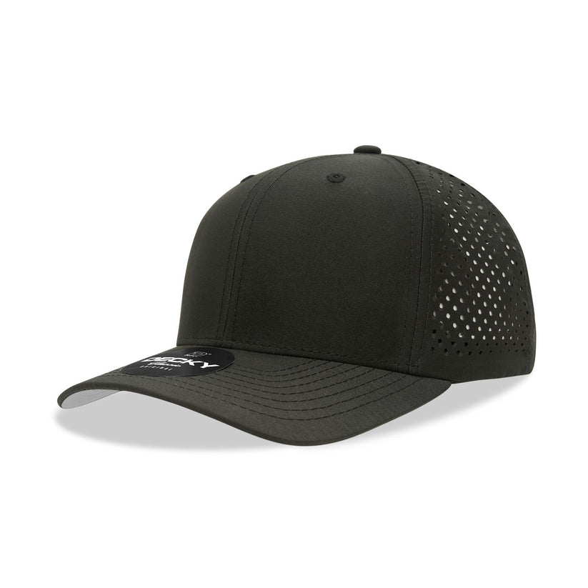 Decky 6227 6 Panel Mid Profile Structured Perforated Performance Cap